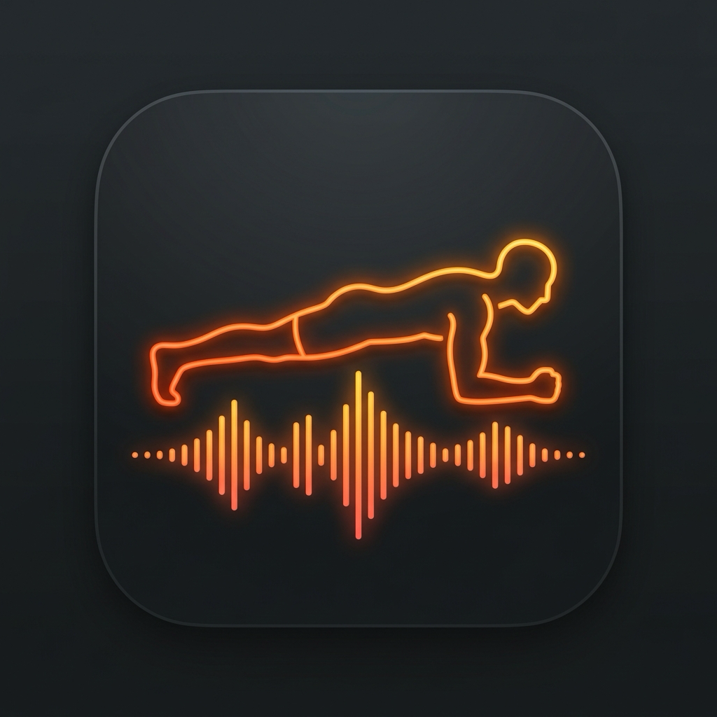 Plank Musik Timer App Icon